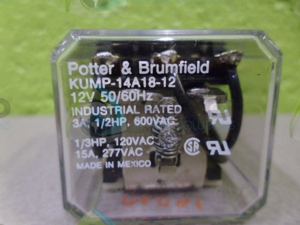 POTTER & BRUMFIELD KUMP-14A18-12 RELAY 12V NSNP