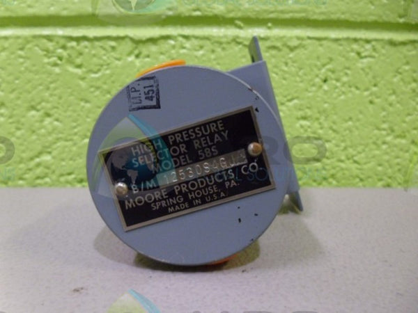 MOORE 12530S46J RELAY MODEL 58S NSNP