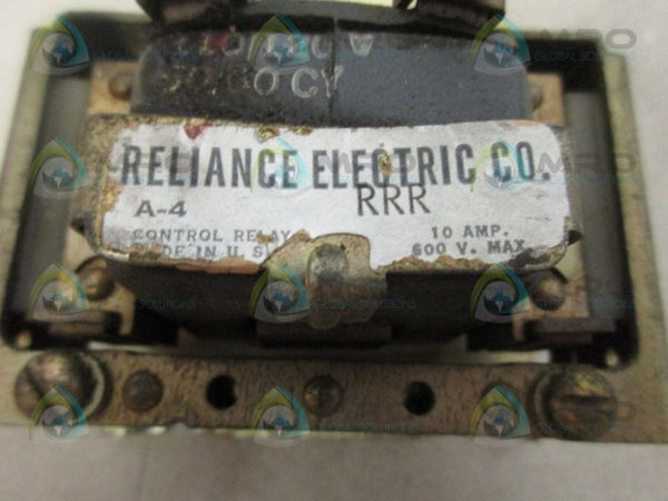 RELIANCE ELECTRIC A-4RRR CONTROL RELAY UNMP