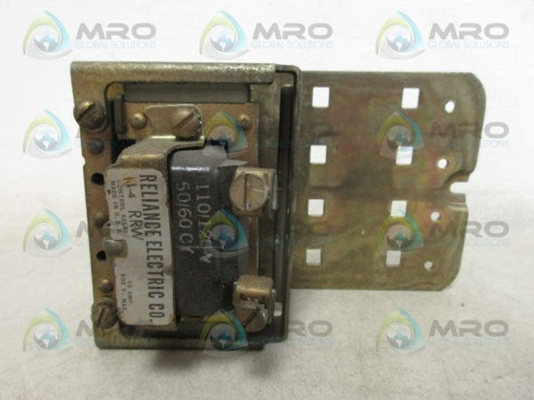 RELIANCE ELECTRIC A-4RRW CONTROL RELAY UNMP