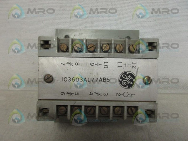 GENERAL ELECTRIC IC3603A177AB5 RELAY MODULE UNMP