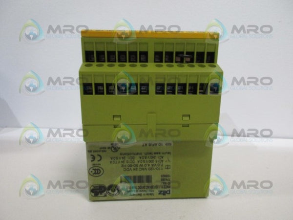 PILZ PNOZ11110-120VAC24VDC7n/o/1n/c SAFETY RELAY 110-120VAC 24VDC NSMP