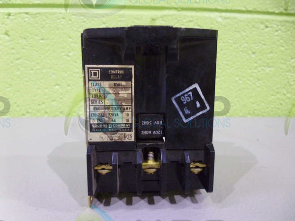 SQUARE D 8501-C0-20 CONTROL RELAY UNMP