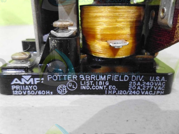 POTTER & BRUMFIELD PR11AYO RELAY UNMP