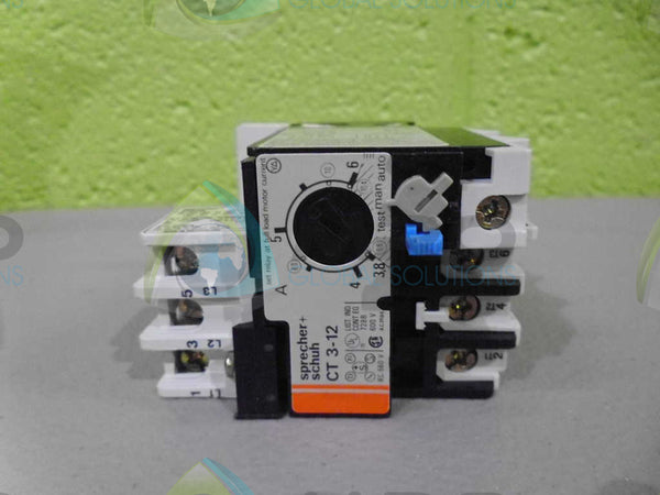 SPRECHER+SCHUH CTA3-6.0 OVERLOAD RELAY NSMP