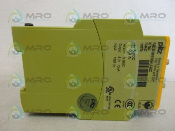 PILZ PAD/SI840/1024I/5VDC SAFETY RELAY NSMP