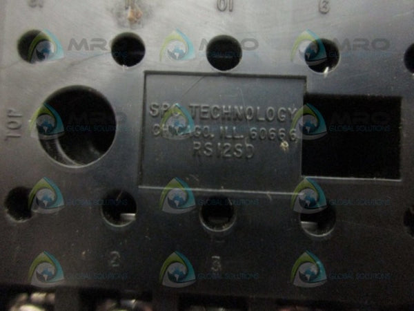 SPC TECHNOLOGY RS12SD RELAY SOCKET UNMP