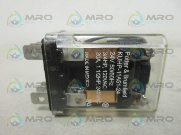 POTTER & BRUMFIELD KUHP-11A51-24 RELAY 24V  UNMP