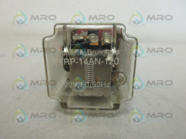 POTTER & BRUMFIELD KRP-14AN-120 120V RELAY UNMP