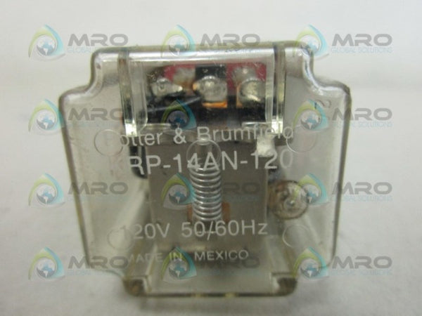 POTTER & BRUMFIELD KRP-14AN-120 120V RELAY UNMP