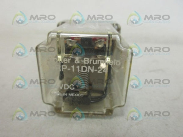 POTTER & BRUMFIELD KRP-11DN-24 RELAY 24VDC UNMP