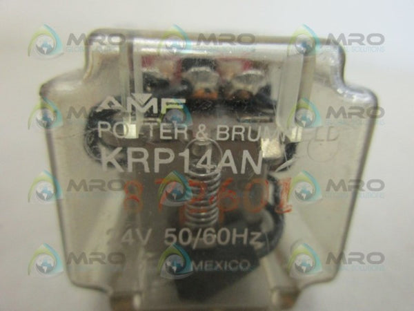 POTTER & BRUMFIELD KRP14AN RELAY 24V UNMP