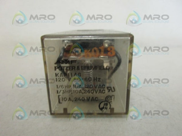 POTTER & BRUMFIELD KAP11AG RELAY 120V UNMP