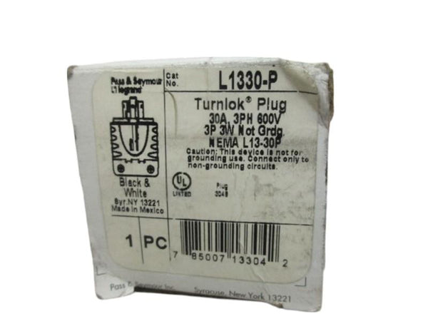 PASS & SEYMOUR L1330-P TURNLOK PLUG NSMP