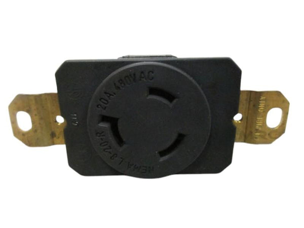 PASS & SEYMOUR L820-R TURNLOK RECEPTACLE UNMP