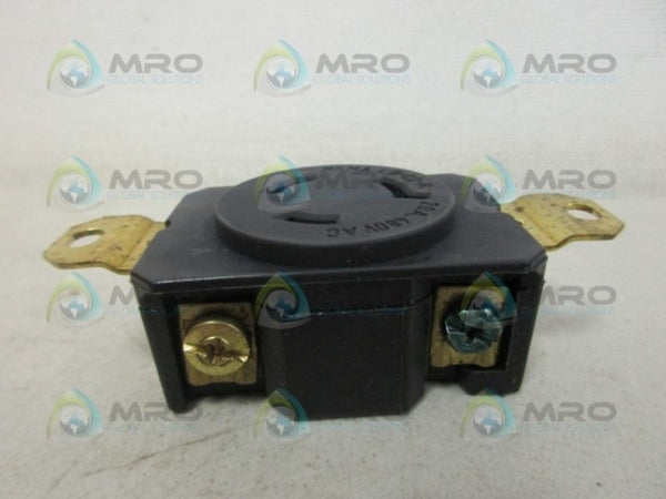 PASS & SEYMOUR L820-R TURNLOK RECEPTACLE UNMP