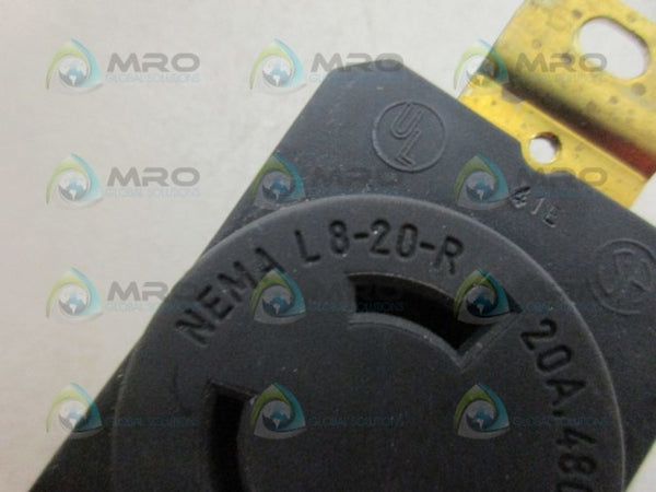 PASS & SEYMOUR L820-R TURNLOK RECEPTACLE UNMP
