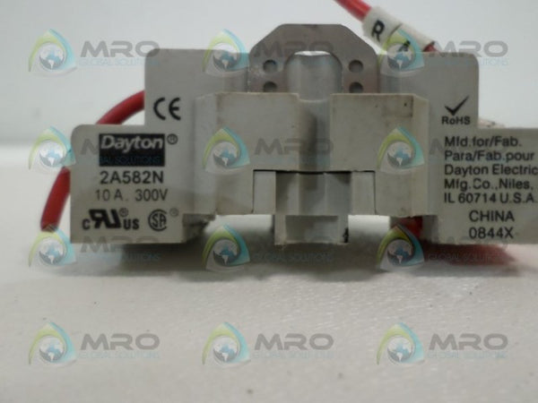 DAYTON 2A582N RELAY SOCKET (AS PICTURED) UNMP
