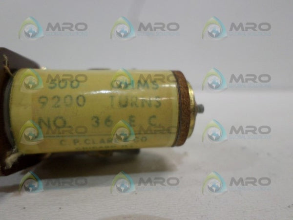 C.P. CLARE 36EC RELAY 500OHMS NSNP