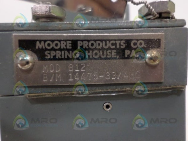 MOORE 612 14775-33/4NG PNEUMATIC PRESSURE RELAY UNMP
