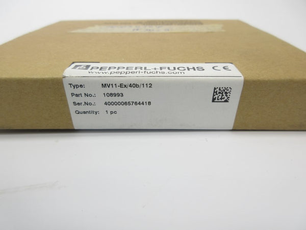 PEPPERL+FUCHS MV11-EX/40B/112 108993 NSMP