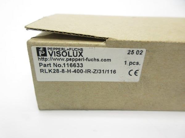 PEPPERL+FUCHS RLK28-8-H-400-IR-Z/31/116 116633 12-240VAC NSMP