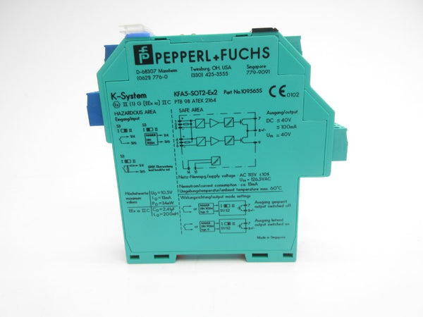 PEPPERL+FUCHS KFA5-SOT2-EX2 109565 115VAC NSMP