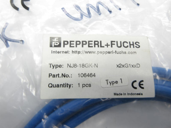 PEPPERL+FUCHS NJ8-18GK-N 106464 NSMP