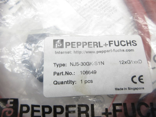 PEPPERL+FUCHS NJ5-30GK-S1N 106649 NSMP
