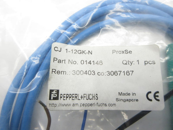 PEPPERL+FUCHS CJ1-12GK-N 014146 NSMP