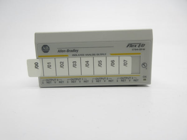ALLEN BRADLEY 1794-OF4I SER. A F/W I 24VDC REV. A01 NSMP