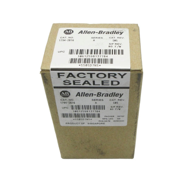ALLEN BRADLEY 1794-IB16 SER. A DATE: 2010 NSFS