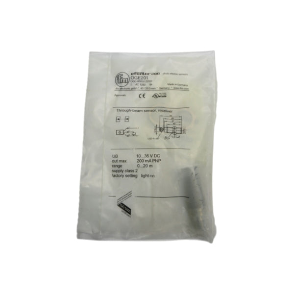 IFM EFECTOR OGE201 OGE-HPKG/US100 10-36VDC NSMP