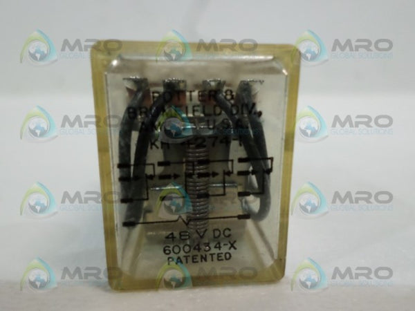 POTTER & BRUMFIELD KH-4274-1 RELAY 48VDC UNMP