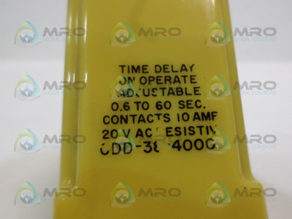 POTTER & BRUMFIELD CDD-38-40002 TIME DELAY RELAY 0.6-60 SEC. 120/120V UNMP