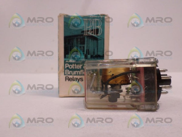 POTTER & BRUMFIELD KCP-11-2500 RELAY 2500 OHMS NSMP