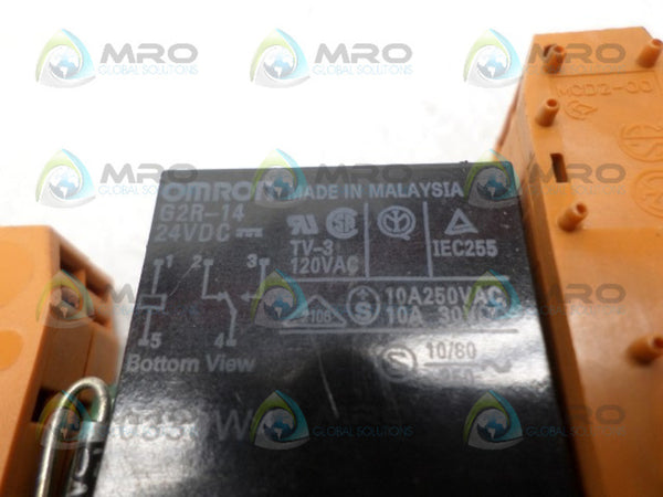 OMRON G2R-14 RELAY 24VDC (AS PICTURED) UNMP