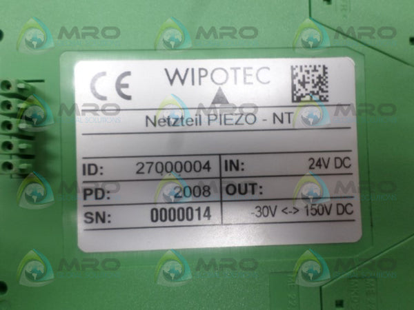WIPOTEC PIEZO-NT RELAY 120-150VDC NSNP