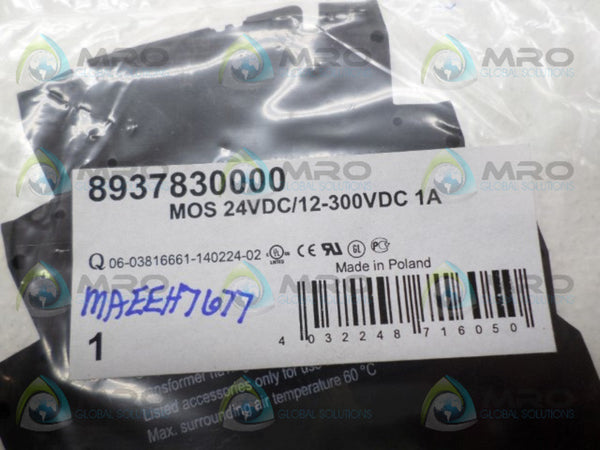 WEIDMUELLER 8937830000 SOLID STATE RELAY NSMP