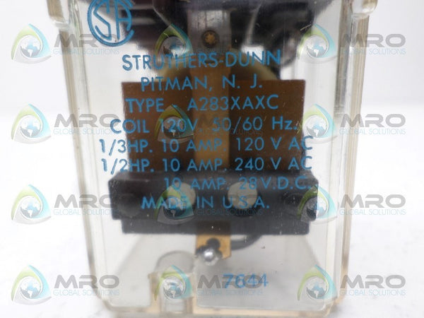 STRUTHERS-DUNN A283XAXC RELAY 120V NSNP