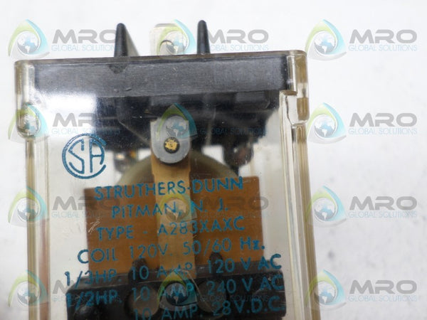 STRUTHERS-DUNN A283XAXX RELAY 120V UNMP