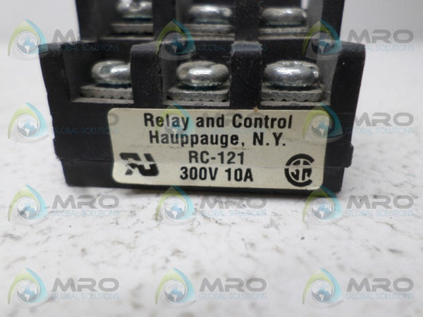 RELAY & CONTROLS RC-121 RELAY BASE UNMP