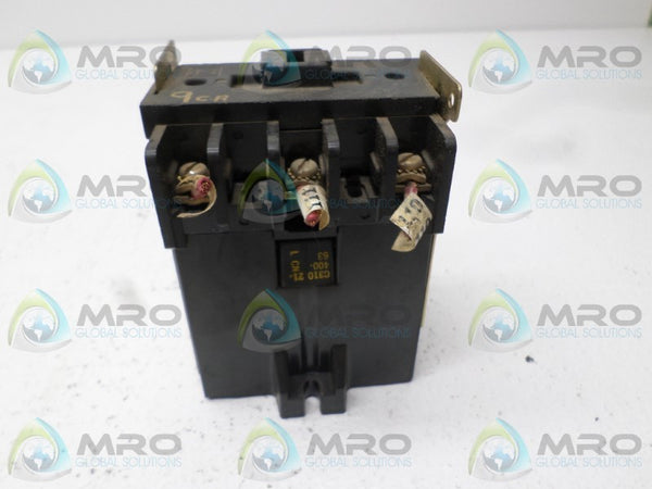 SQUARE D 8501-G0-20 CONTROL RELAY 110/120V UNMP