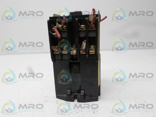 SQUARE D 8501-G0-80 CONTROL RELAY 110/120V UNMP