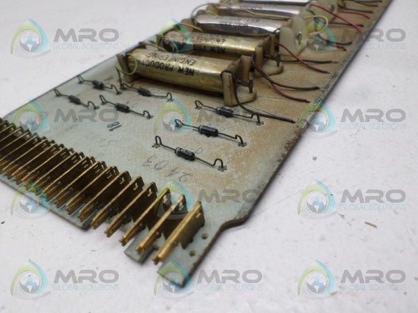 ADVANTAGE ELECTRONICS 35305011 RELAY BOARD UNMP