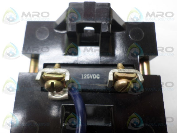 ITE J13P4412 DC CONTROL RELAY 125V  NSMP