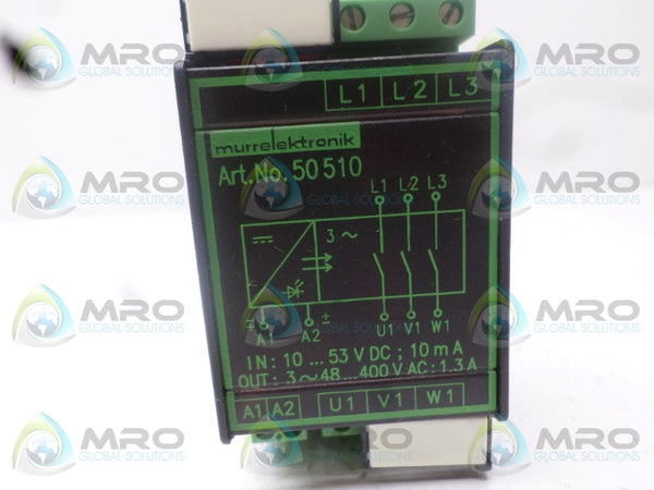 MURR ELEKTRONIK 50510 OPTO-COUPLER MODULE NSNP