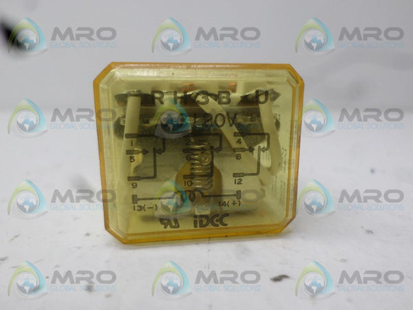 IDEC RH3B-U RELAY 120VAC  UNMP