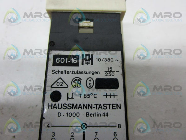 HAUSSMANN 601-16 RELAY  UNMP