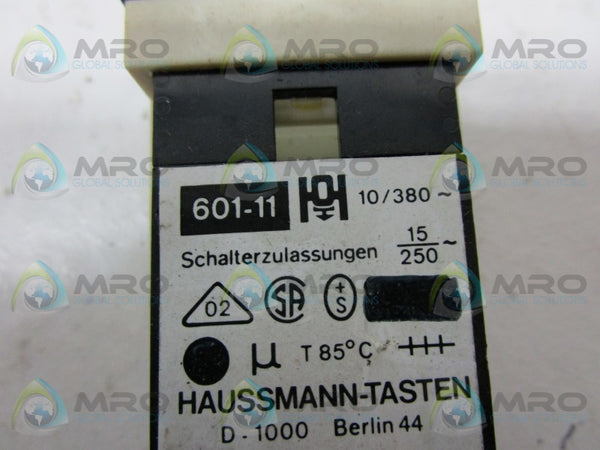 HAUSSMANN 601-11 RELAY  UNMP